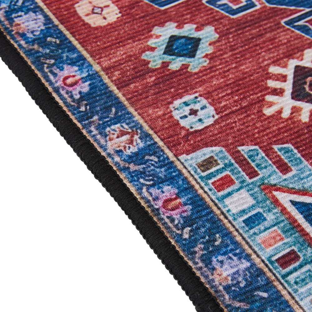 Living and Home Bohemian Eclectic Geometric Non-Slip Runner Rug 240 x 60cm Image 4