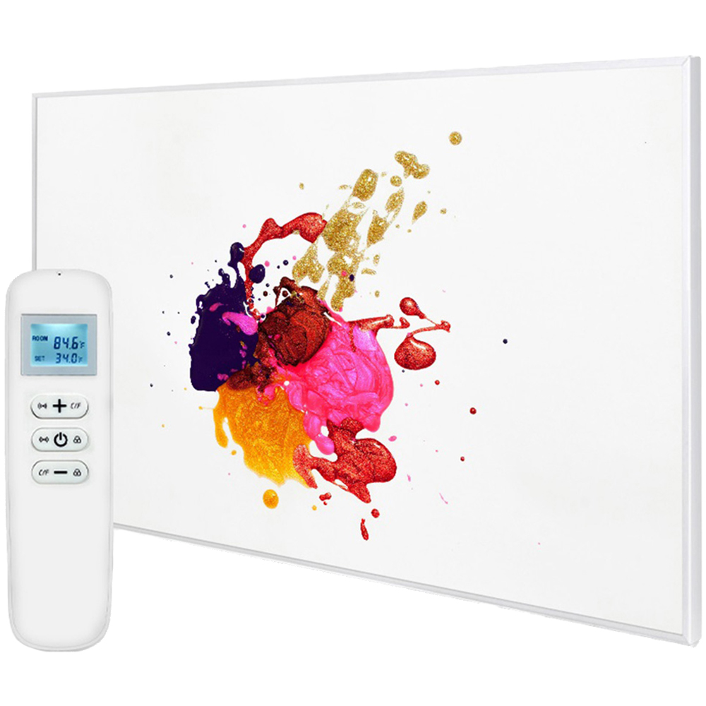 Mirrorstone Nexus 900W Flying Paint Wi-Fi Infrared Heating Panel 795 x 1195mm Image 1