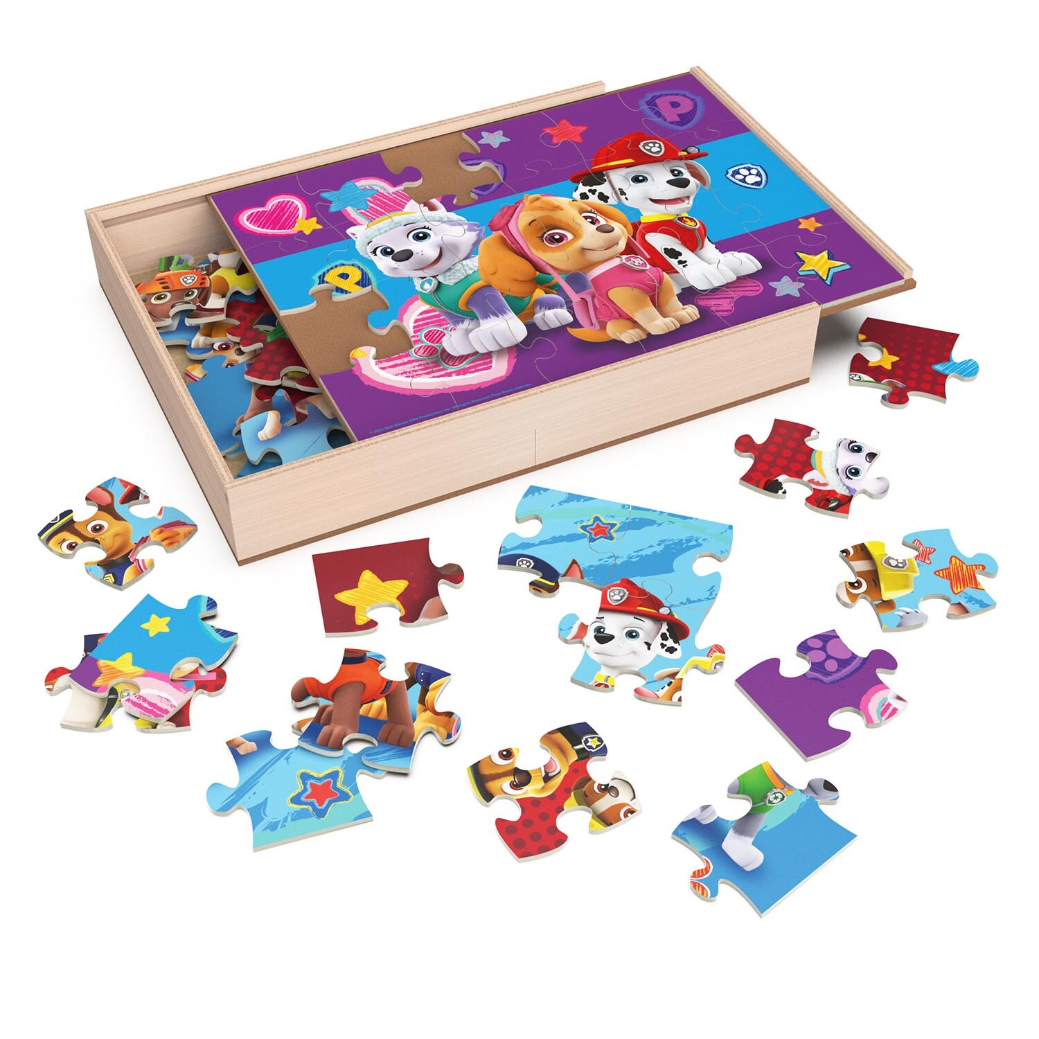 Pack of 3 Paw Patrol Wooden Puzzles Image 3