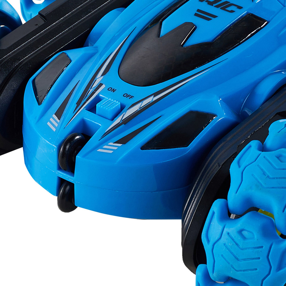 H&O Direct Kids Blue Explosive Wheels Stunt Car Toy with Remote Image 4