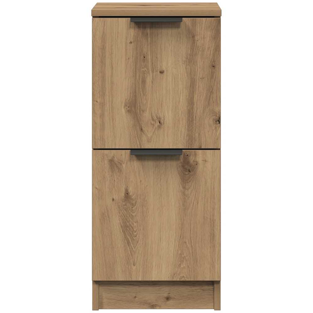 vidaXL 2 Door Artisan Oak Sideboard Set of 2 Image 4
