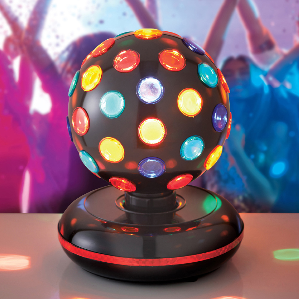 Global Gizmos Black LED Disco Ball 6 inch Image 4