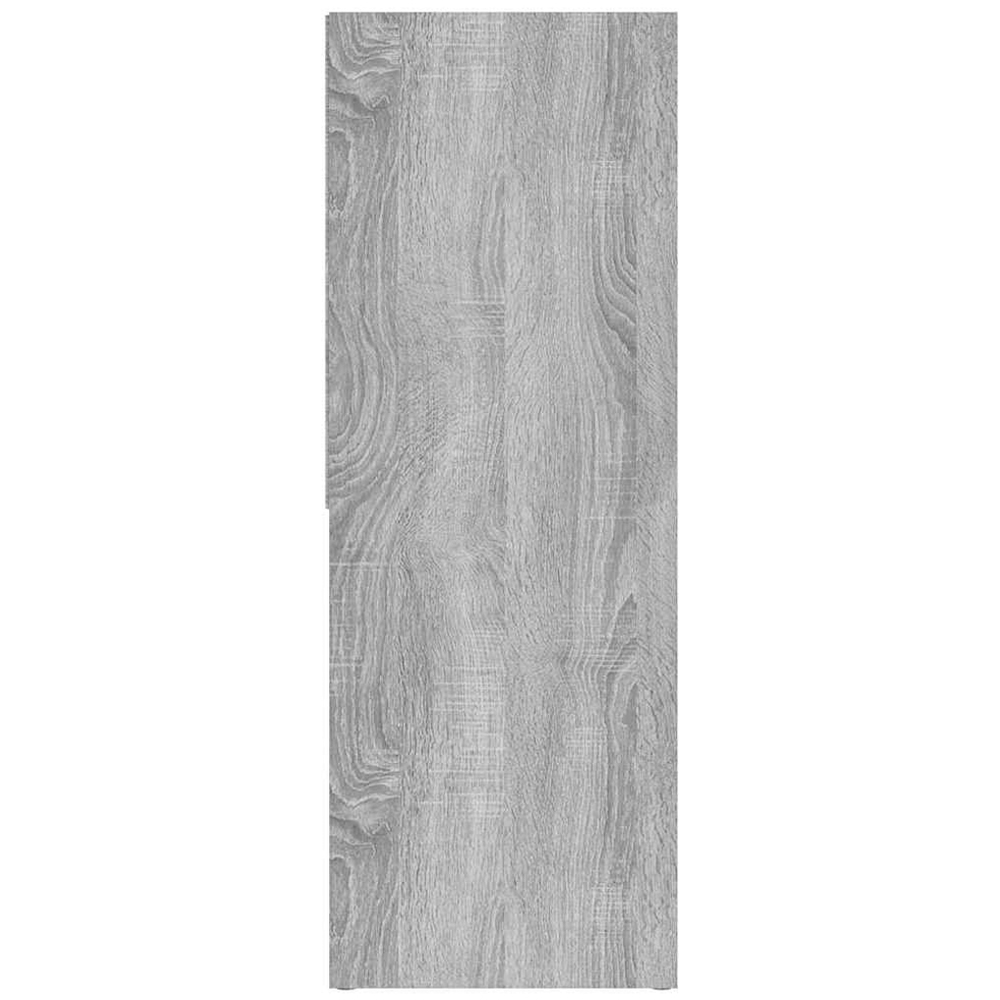 vidaXL 8 Shelf Grey Sonoma Bookcase Image 7