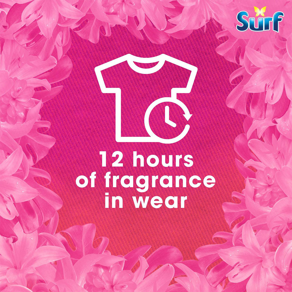 Surf Tropical Lily Laundry Washing Liquid Detergent 35 Washes 945ml 4 Pack Image 4