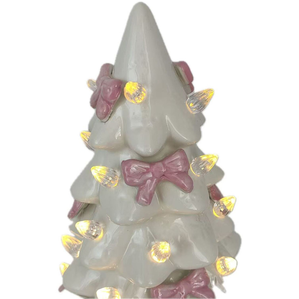 LED Pink Bow Christmas Tree Image 8