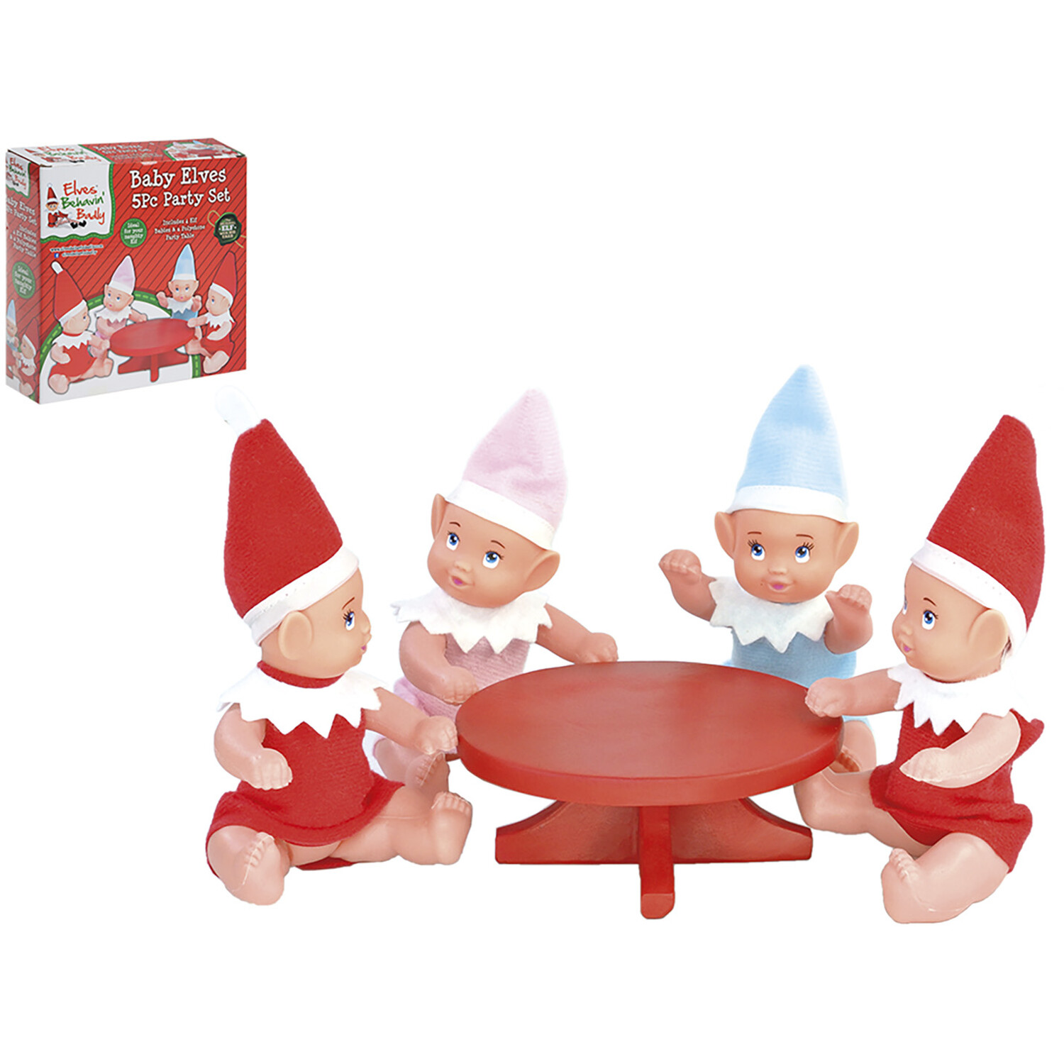 5 Piece Baby Elves Party Set Image