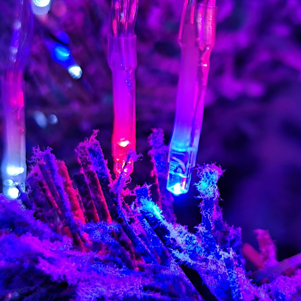 Samuel Alexander 200 Red White and Blue LED Cluster Christmas Light 16m Image 3