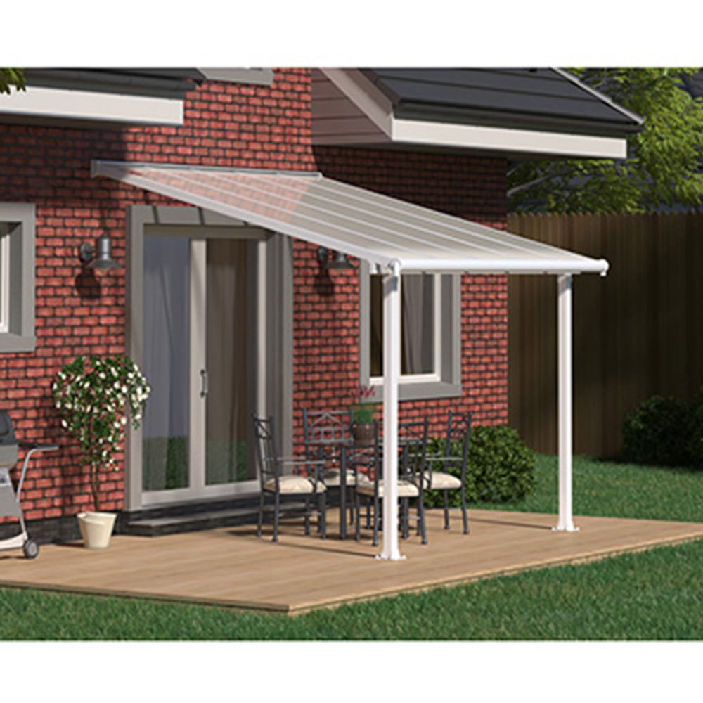 Palram Canopia Olympia White Clear 3 x 3.05m Patio Cover Image 5