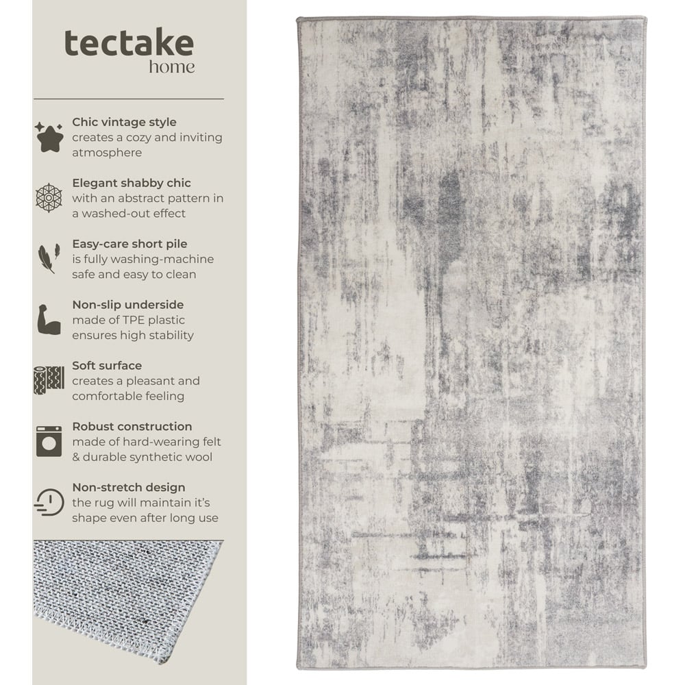 tectake Nadira Non Slip Washable Rug 110 x 60 x 0.6cm Image 7