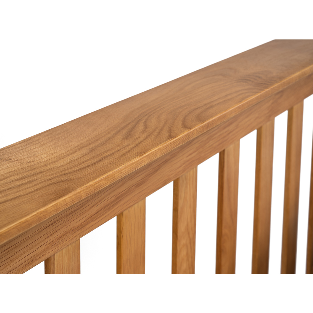 Julian Bowen Amsterdam King Size Oak High Foot End Bed Frame Image 5