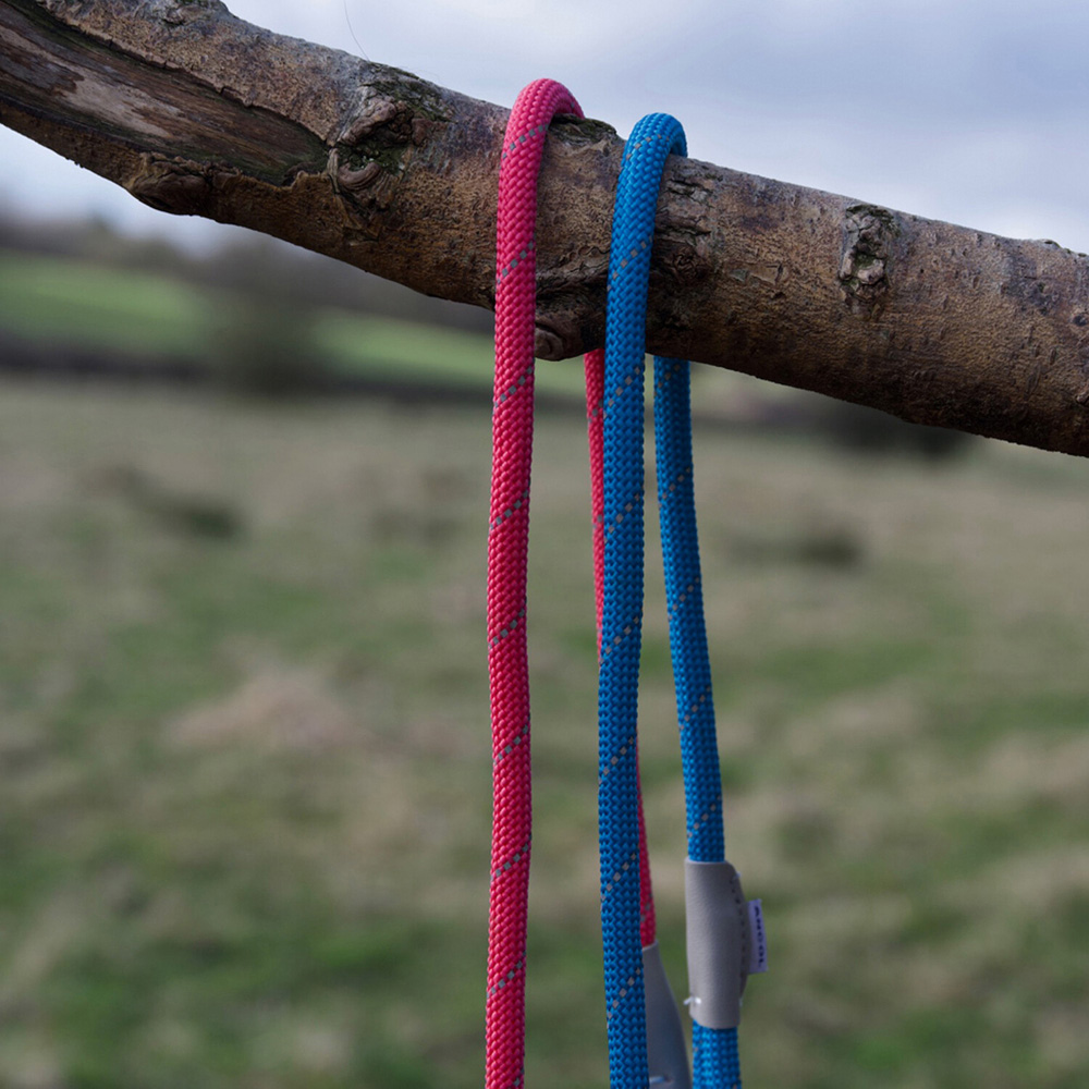 Viva Rope Reflective Dog Lead Pink Image 2