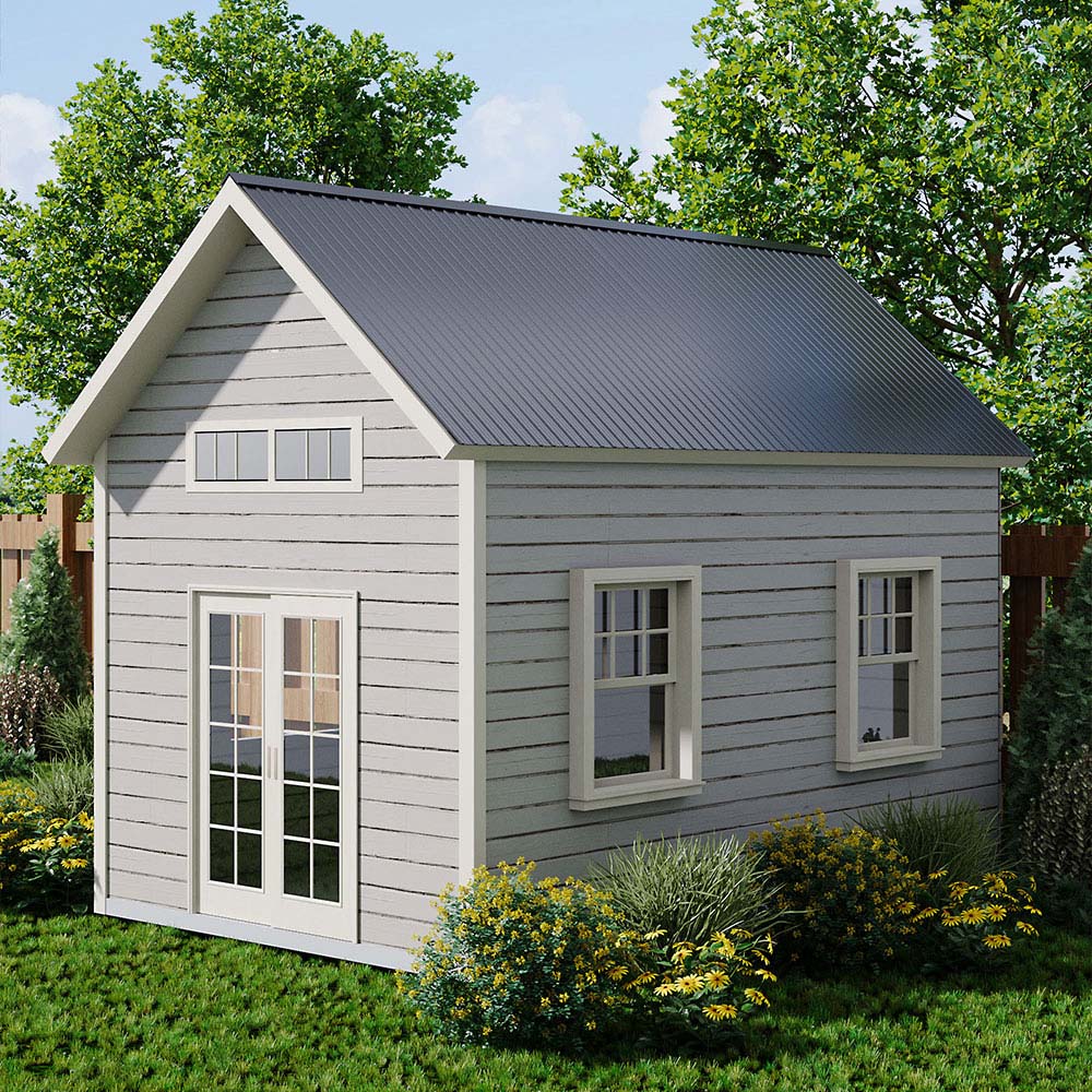 Living and Home 6 Piece Grey Zinc Steel Corrugated Pre Drilled Roof Panel 45 x 115cm Image 7