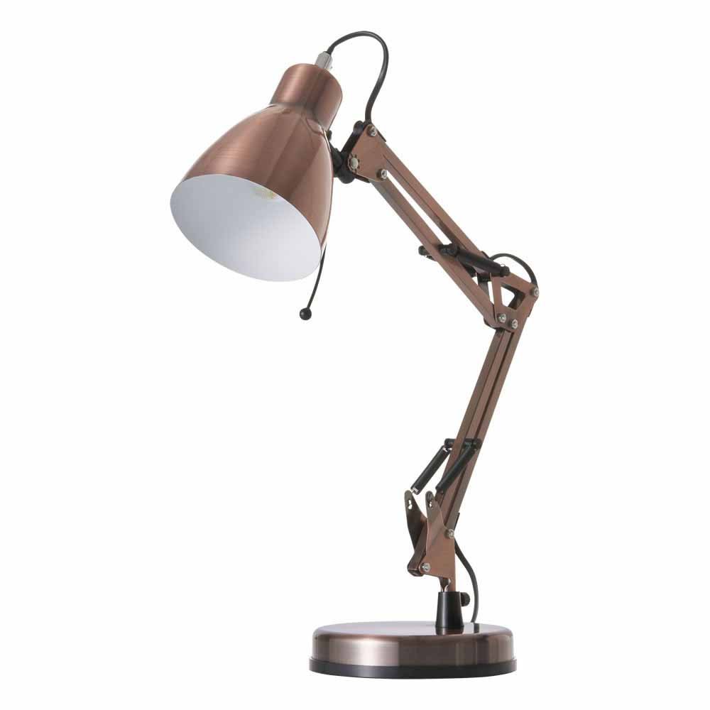Wilko Angle Task Lamp Copper Image 1