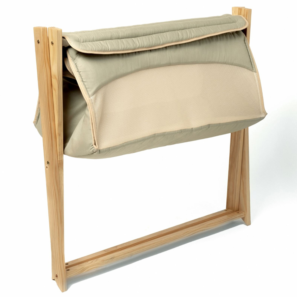 Clair de Lune Baby Sage Organic Foldable Crib Image 3