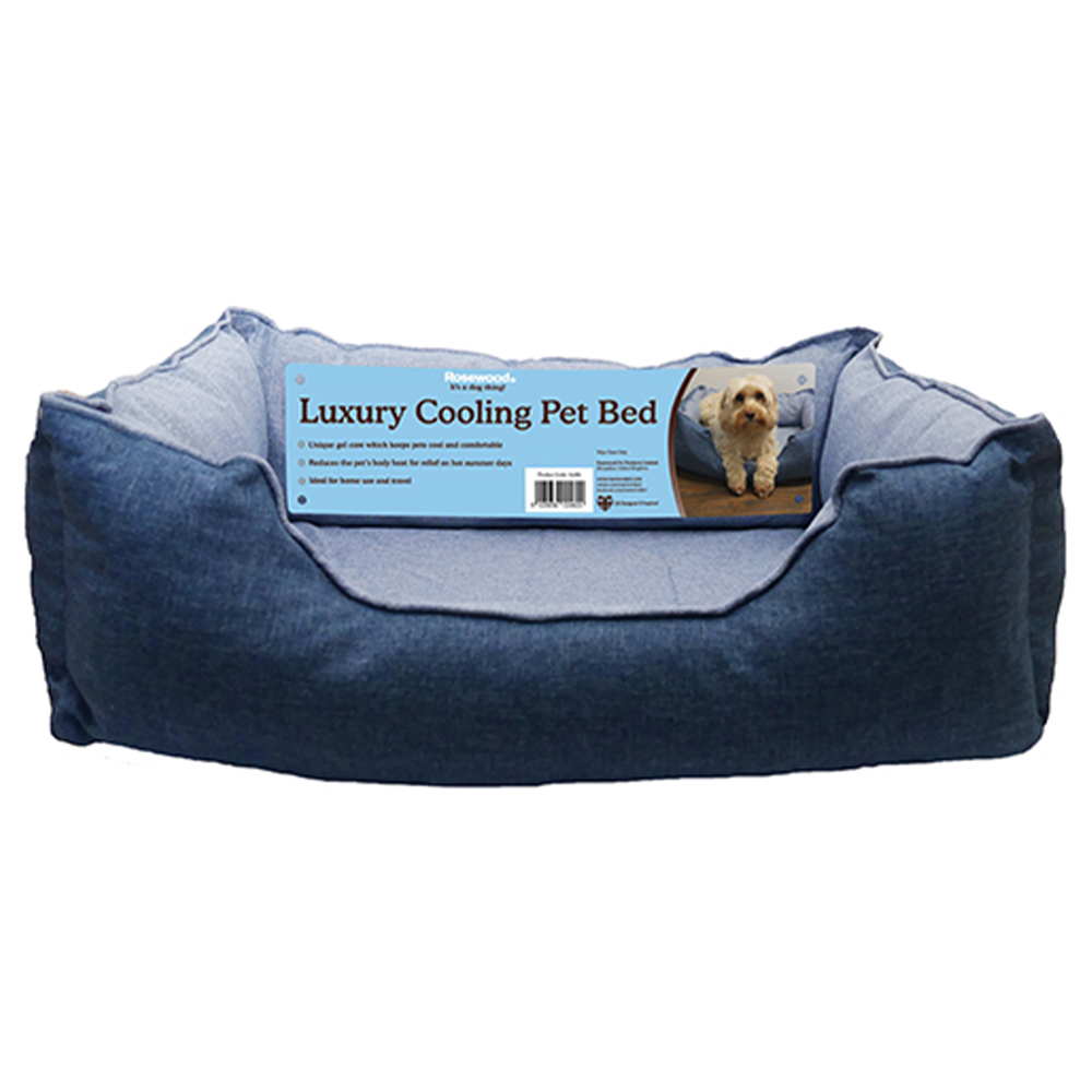 Luxury Cooling Pet Bed 24in Image 1