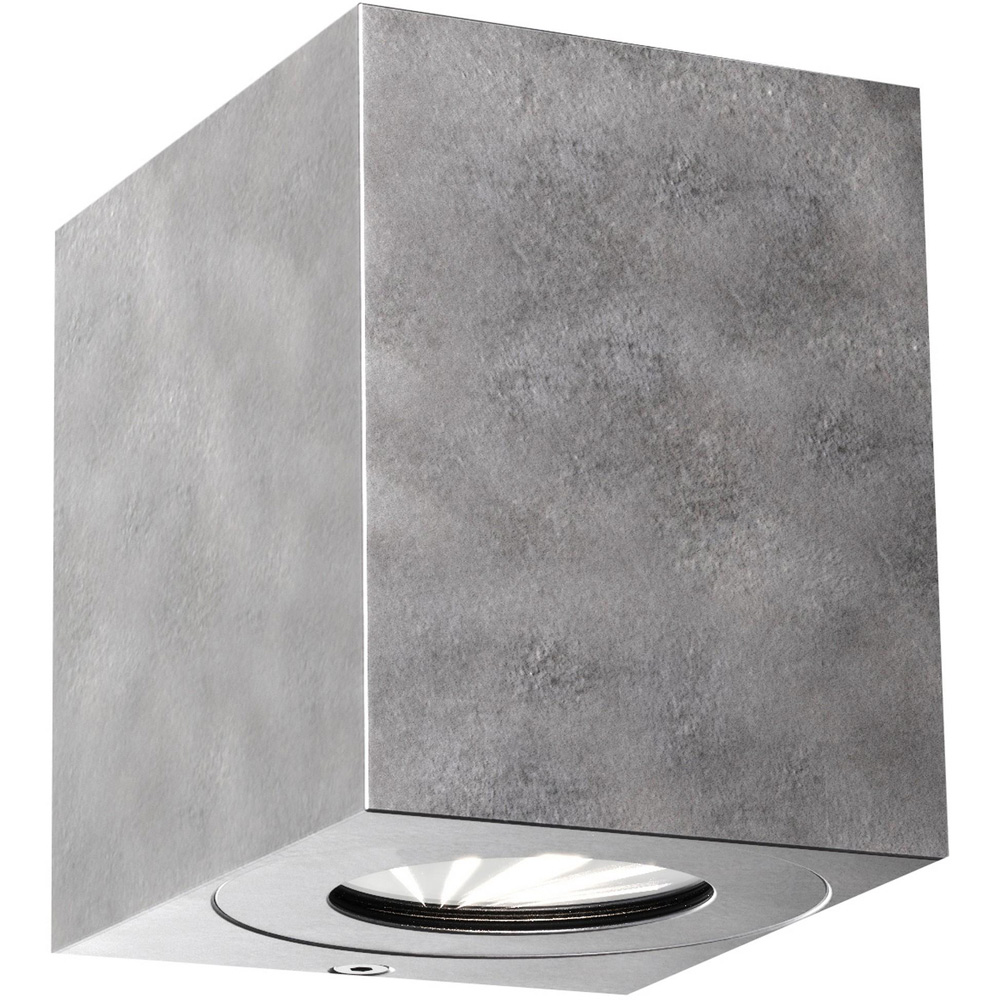 Nordlux Canto Kubi 2 Galvanised Steel Wall Light Image 1