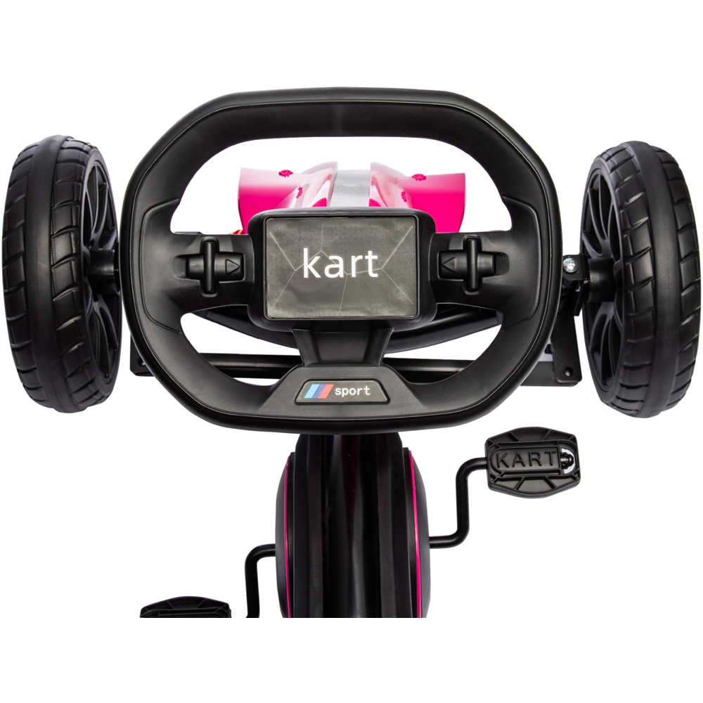 Tommy Toys Kids Pedal Go Kart Pink Image 2