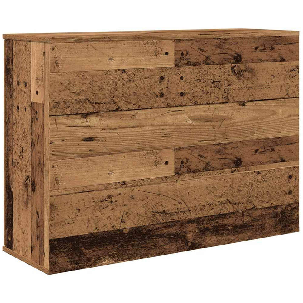 vidaXL 2 Door 3 Drawer Old Wood Sideboard Image 6