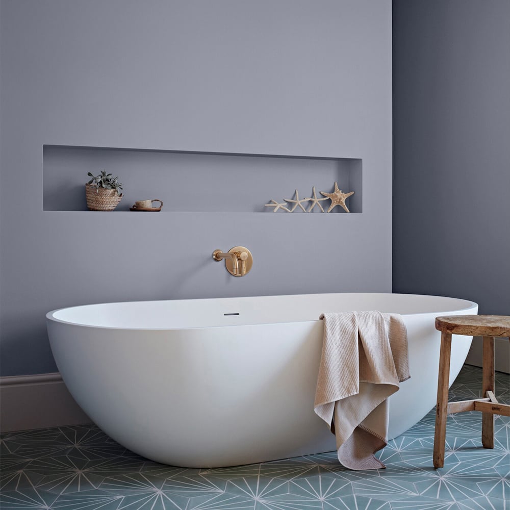 Crown Easyclean Bathroom Paint - Blue Gravel Image 5