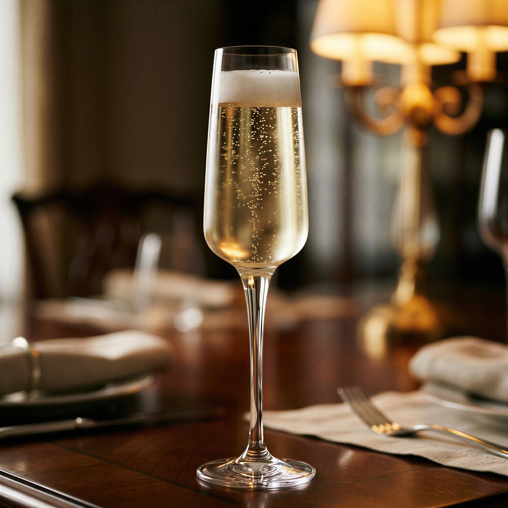 Bormioli Rocco Aurum Clear Glass Champagne Flute 230ml 24 Pack Image 3