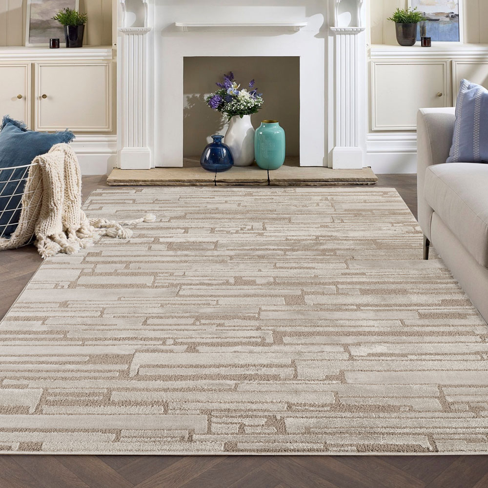 Desire Rugs Hamilton Mocha Bold Geometric Rug 160 x 230cm Image 5