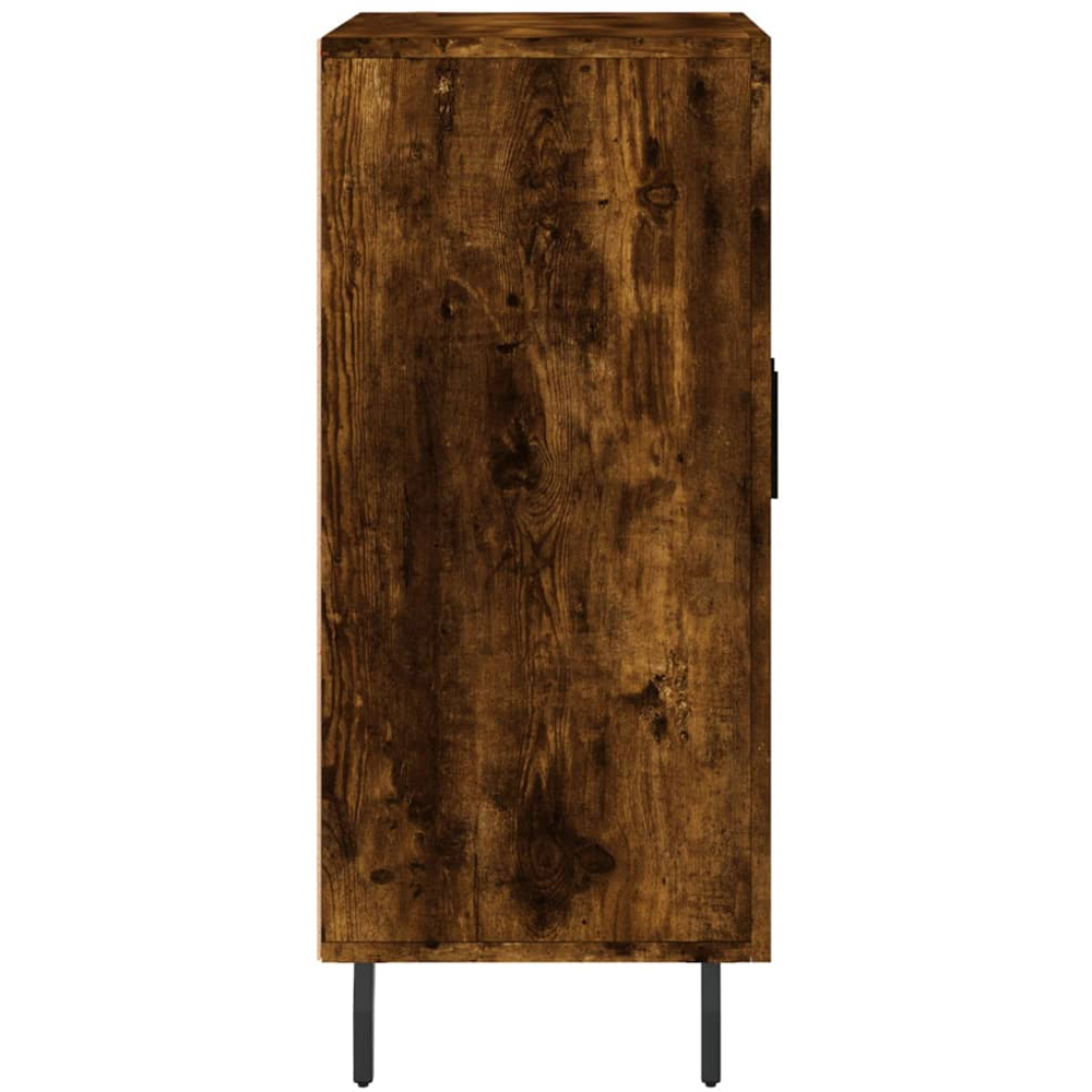vidaXL 3 Door Smoked Oak Large Sideboard Image 7