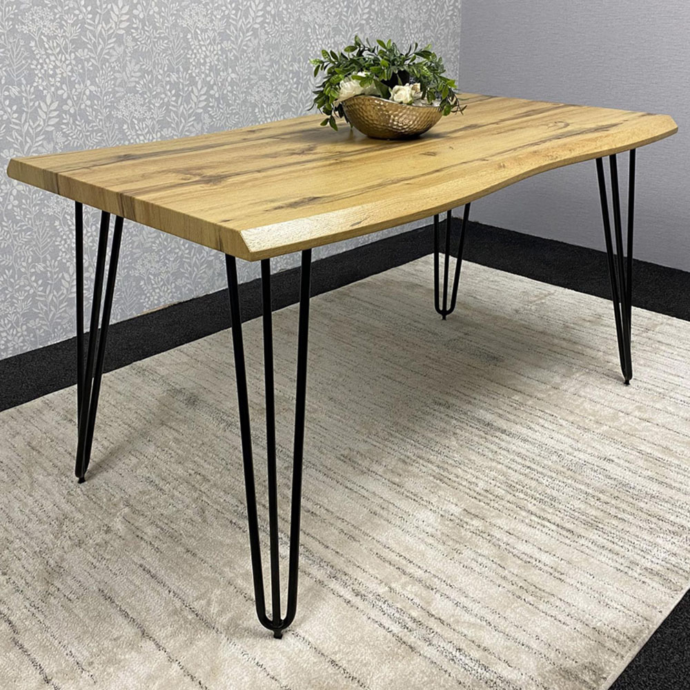 Kosy Koala Rustic Brown Dining Table Image 1