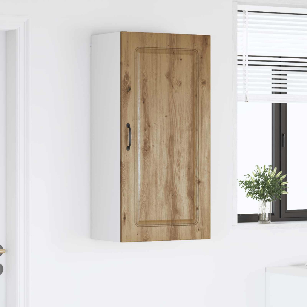 vidaXL Single Door Artisan Oak Kitchen Wall Cabinet Image 9