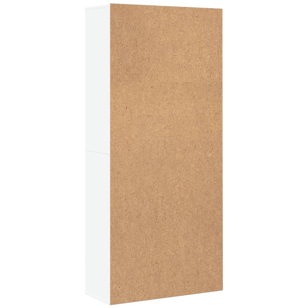 vidaXL 2 Door White Tall Highboard Image 5