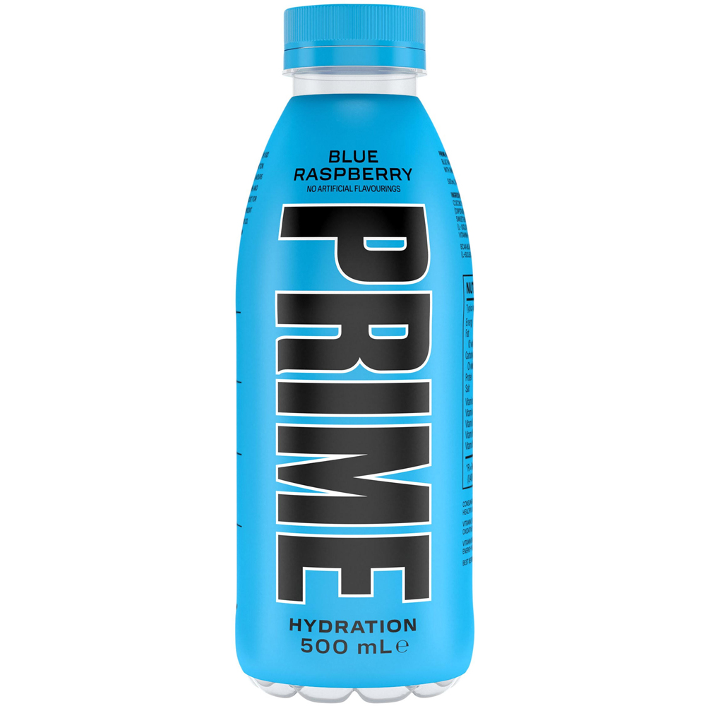Prime Hydration Blue Raspberry 500ml Image