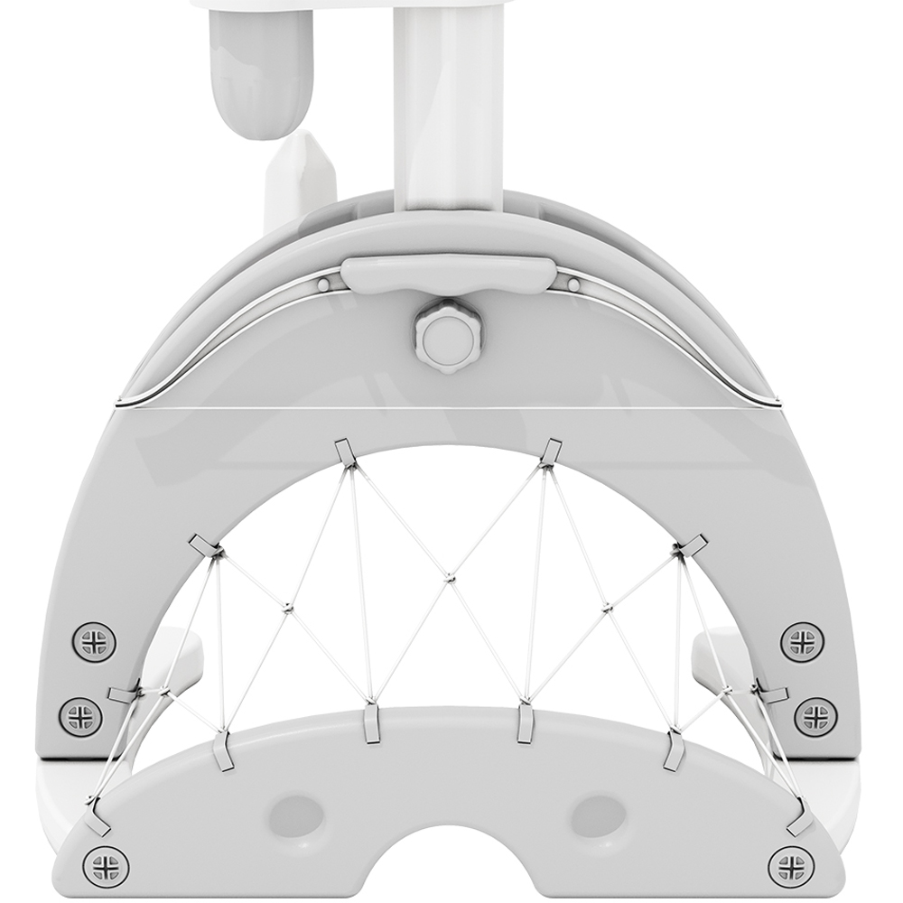 Living and Home White 6 in 1 Toddler Basketball Stand Set Image 7