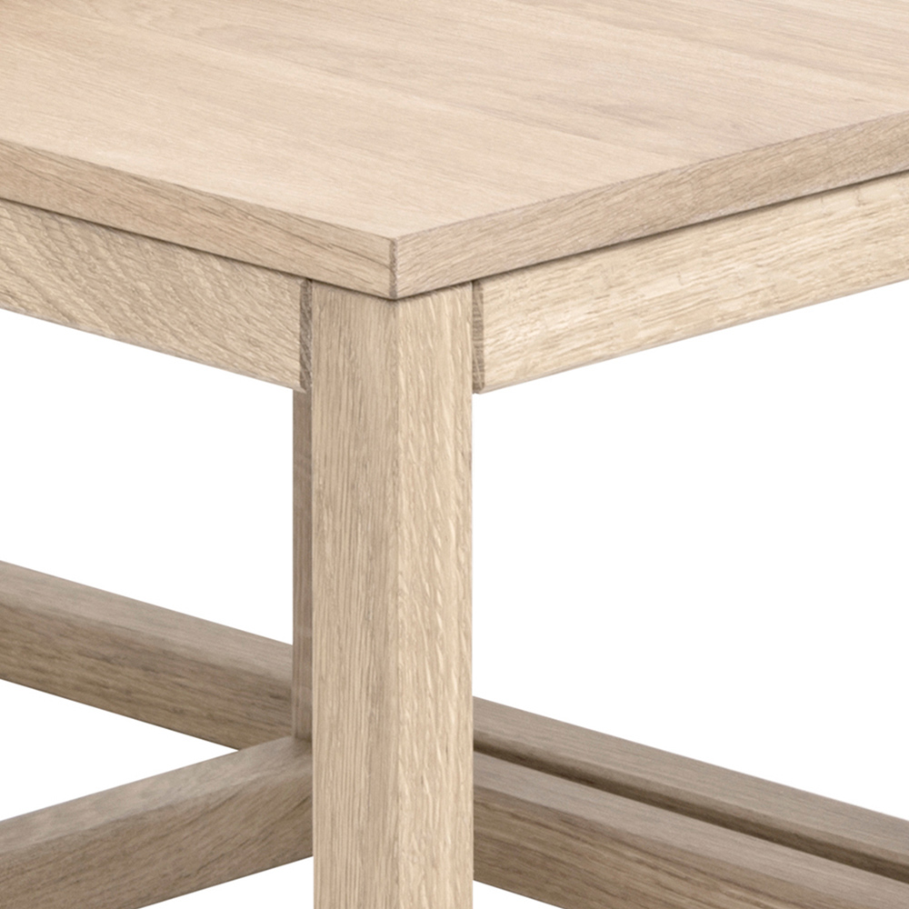 Florence Cornus White Oak Nest of Tables Set of 2 Image 4