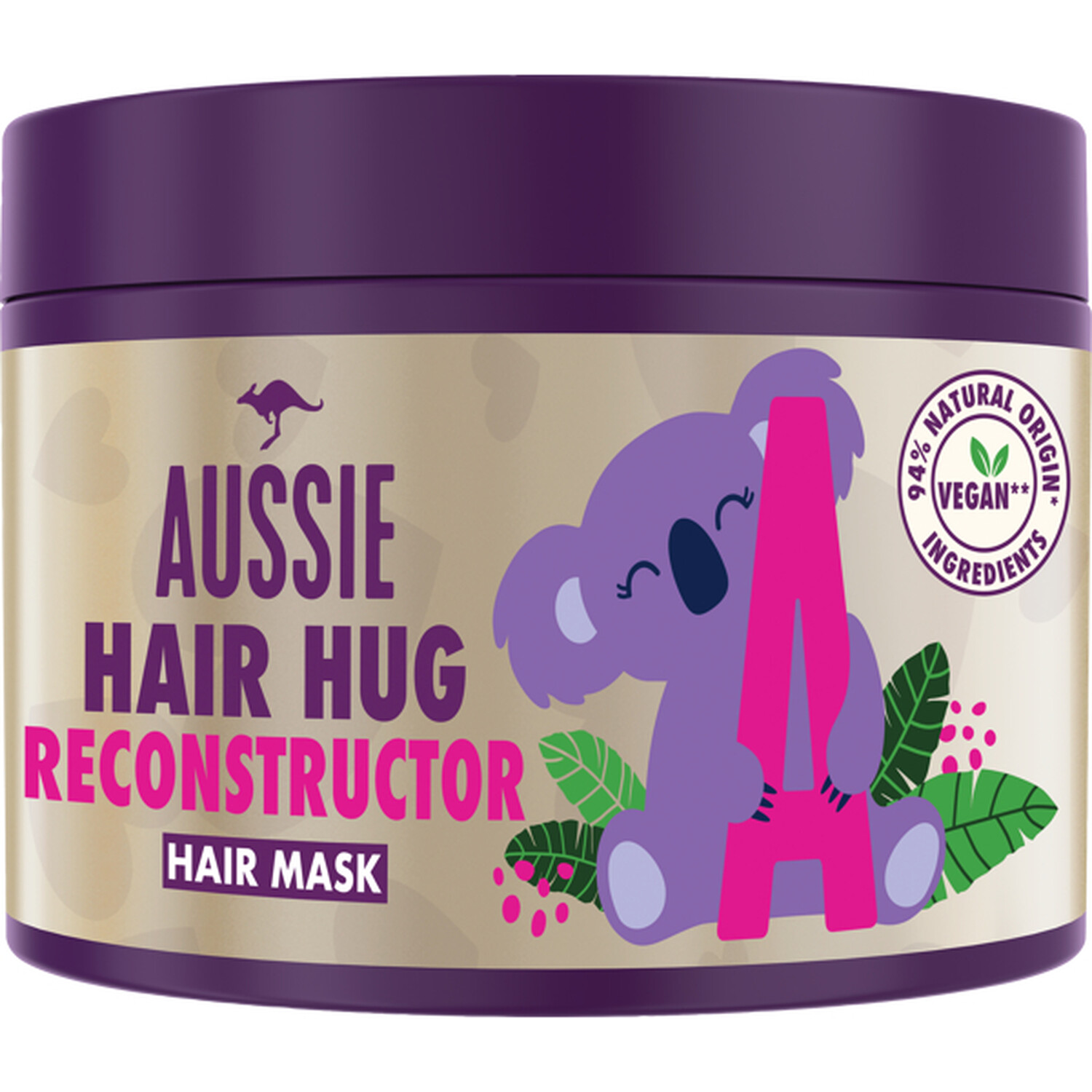 Aussie Hair Hug Reconstructor Hair Mask 450ml - Purple Image