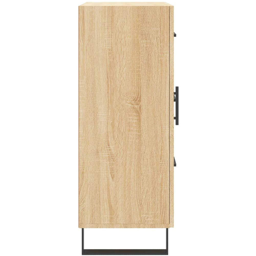 vidaXL Single Door 3 Drawer Sonoma Oak Sideboard Image 7