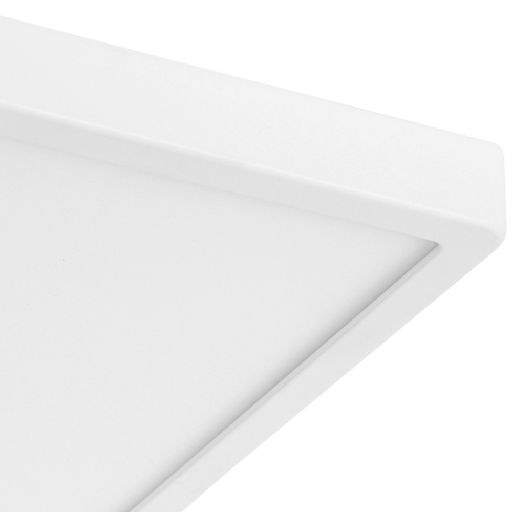 EGLO Fueva-Z White Aluminium Square Smart Control Colour Changing LED Ceiling Light Image 3