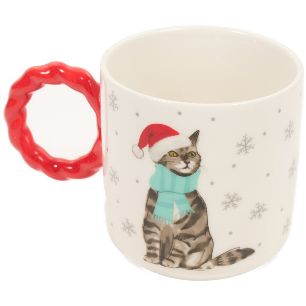 Xmas Pets Braided Handle Mug Image 5