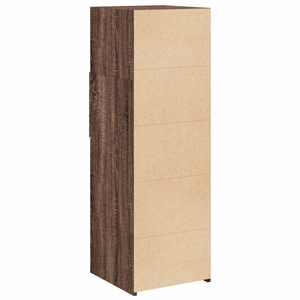 vidaXL 2 Drawer 3 Shelf Brown Oak Highboard Image 6