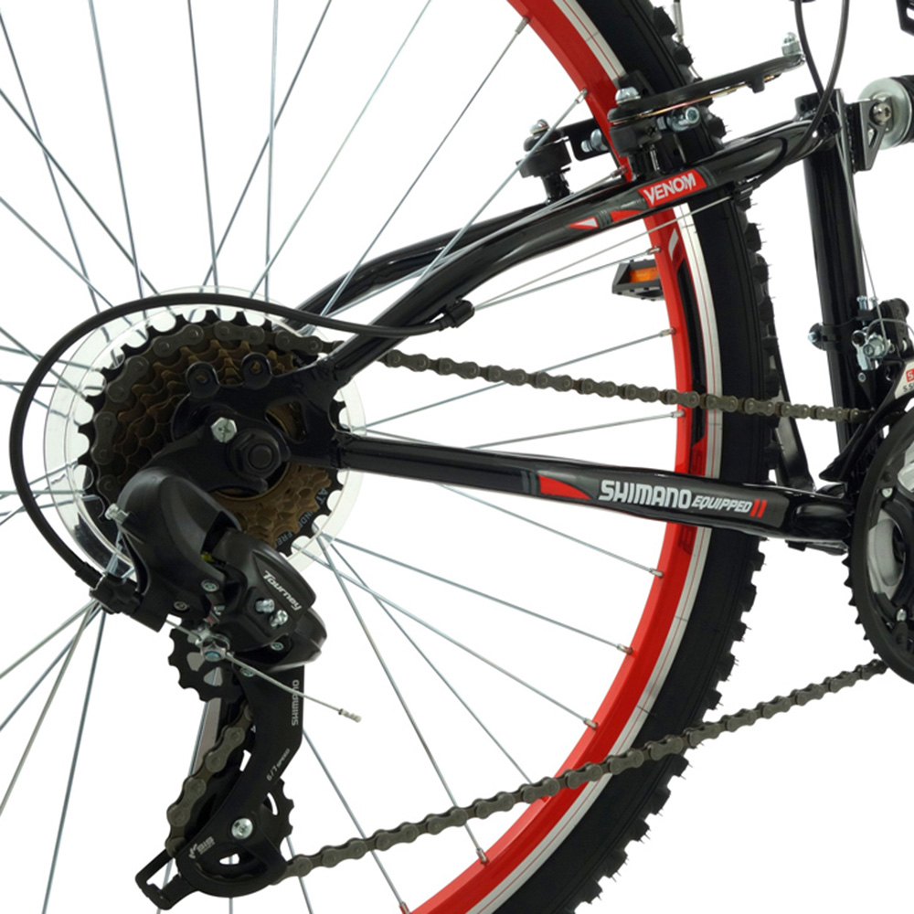 Boss Venom 26 inch Black and Red Mountain Bike Image 6