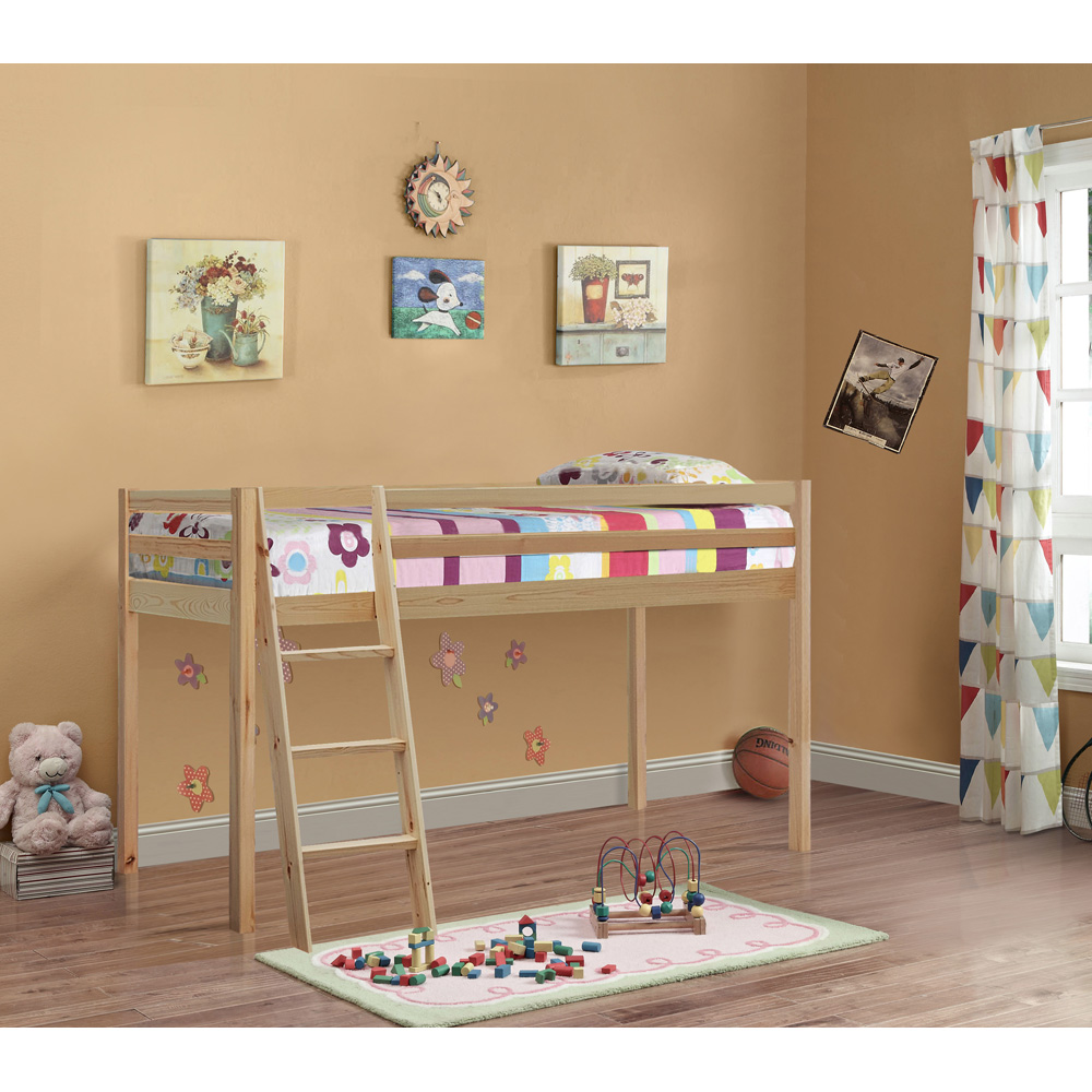 Brooklyn Single Natural Mid Sleeper Bed Image 4