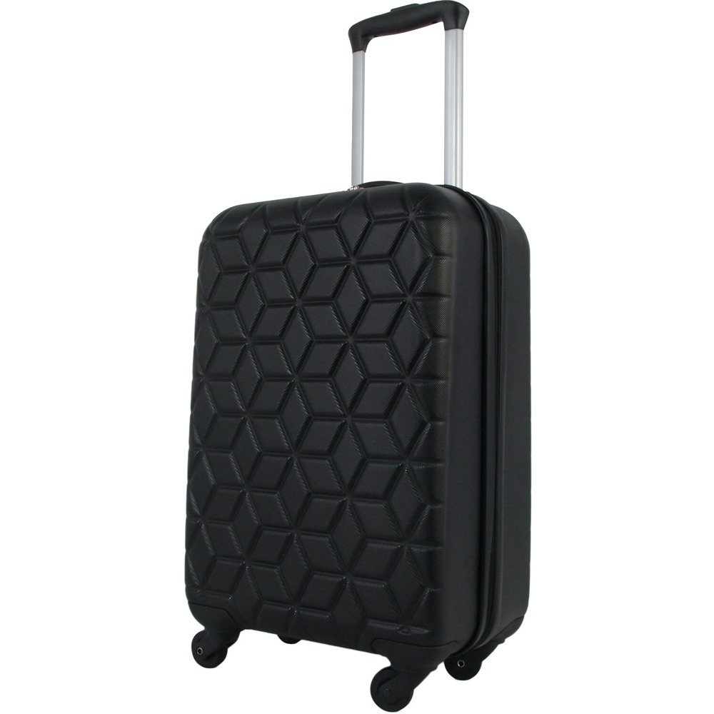 Travel Gear Geometric Suitcase Black Cabin Image 3