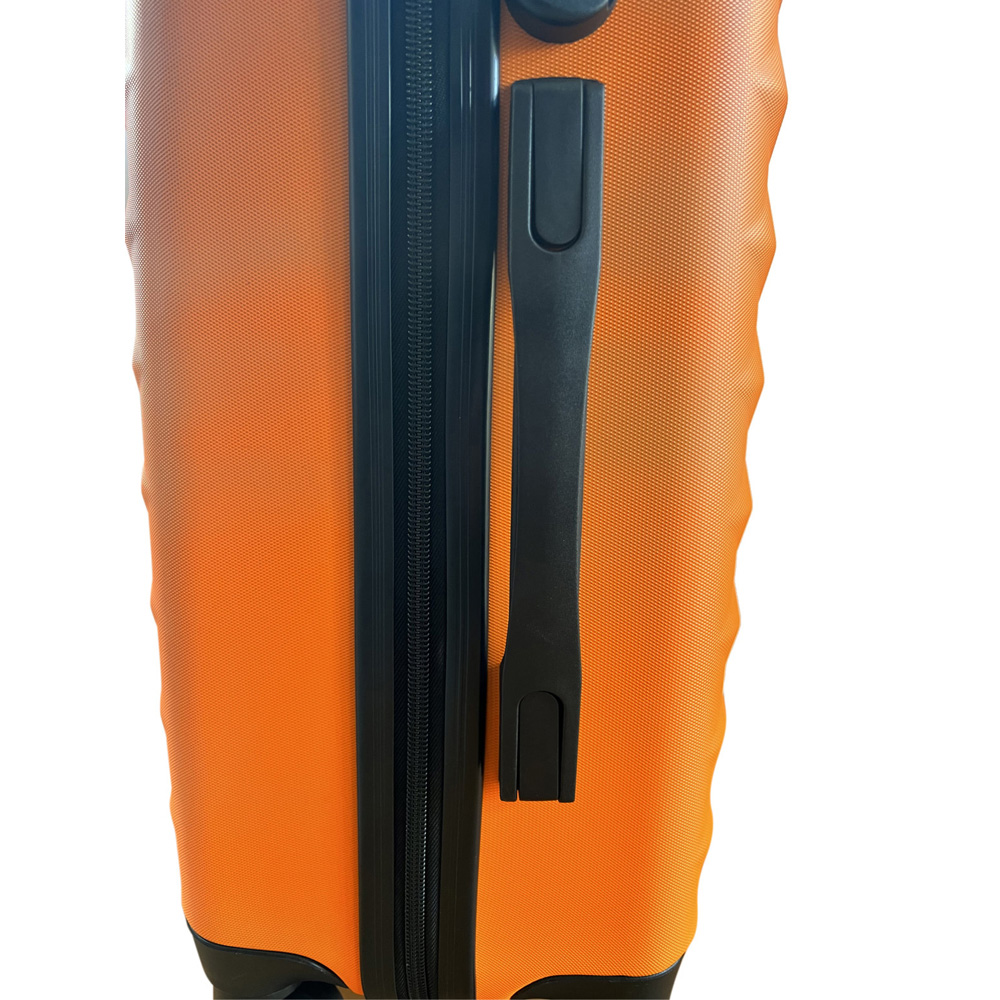 Groundlevel 4 Wheel Diamond Set of 3 Orange Luggage Suitcase Image 6