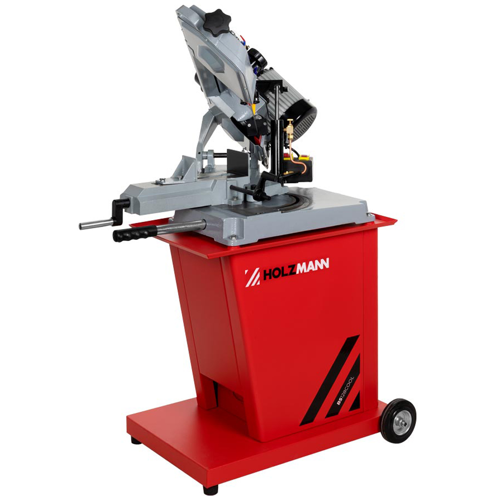 Holzmann BS128COOL 230V Mobile Metal Cutting Bandsaw with Coolant Pump 125mm Image 7