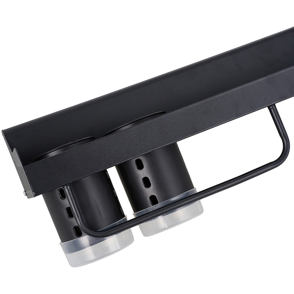 Living and Home Black Wall-Mounted Multi-functional Kitchen Utensil Storage Rack Image 5