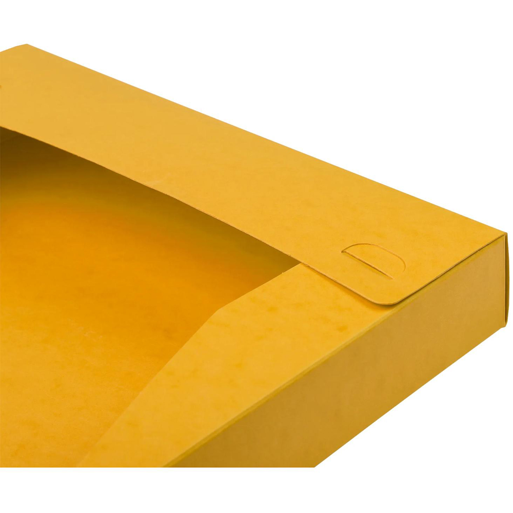 Exacompta A4 Yellow Pressboard Box File 10 Pack Image 6