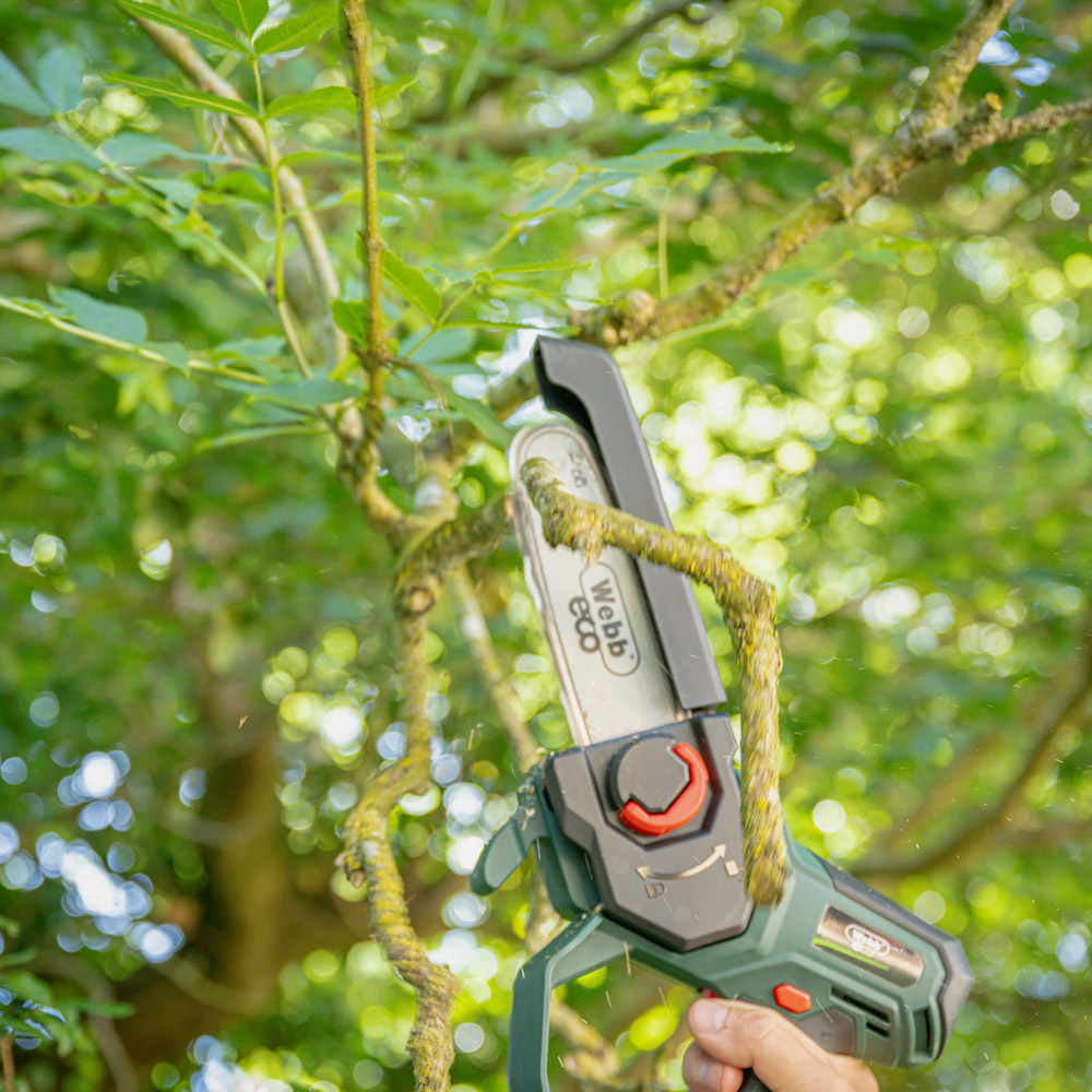 Webb Eco WEV20PSBARE 20V 15cm Cordless Pruing Saw with Extension Pole Bare Unit Image 9