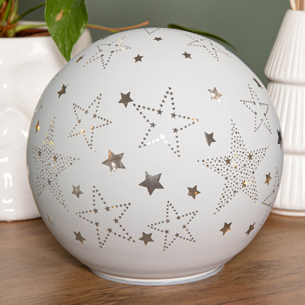 Samuel Alexander Star Glass Ball LED Christmas Decoration Image 2