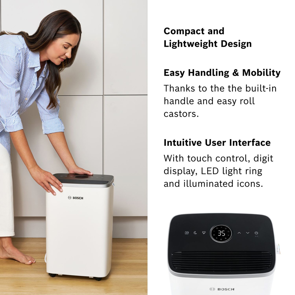Bosch Dry 4000 Dehumidifier with 2-in-1 Filter 16L Image 8