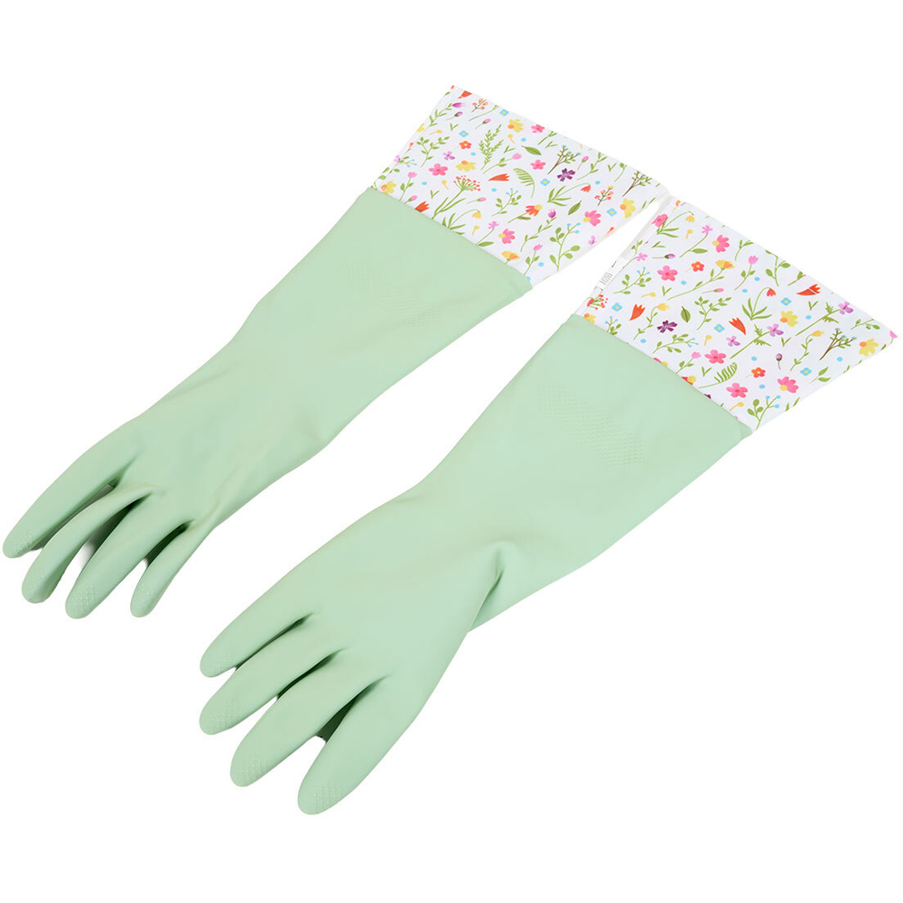 Wildflower Cleaning Gloves Green Image 2
