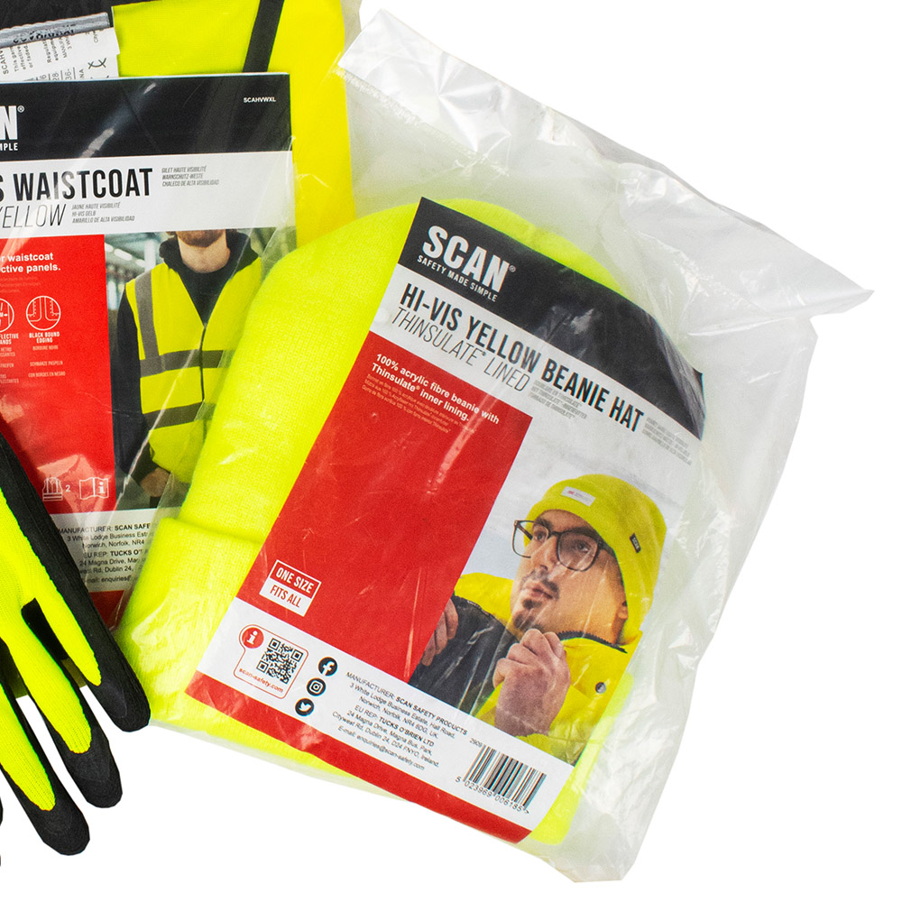 Scan Hi-Vis Yellow Safety Kit Image 3