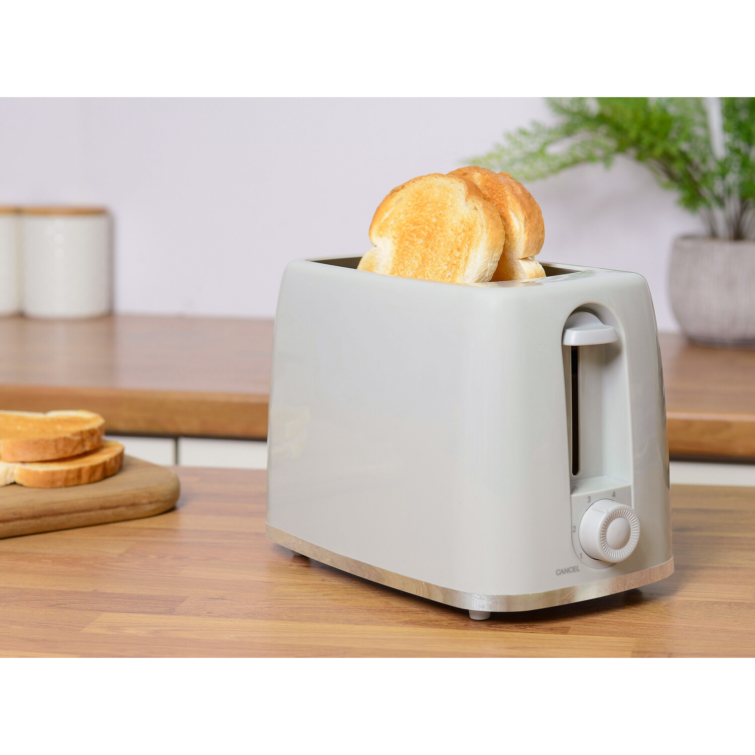 My Kitchen 2-Slice Toaster - Grey Image 2